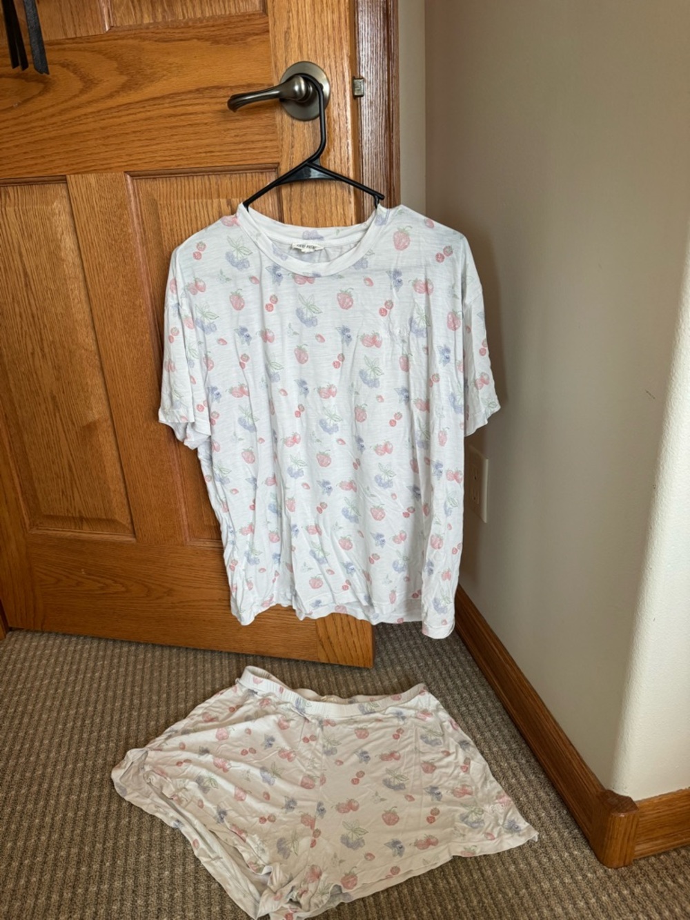Djerf Avenue Summer Berries Print Pajama Set